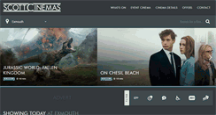 Desktop Screenshot of exmouth.scottcinemas.co.uk